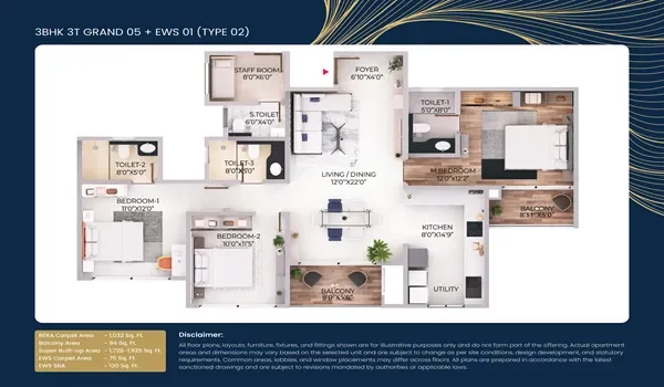 Featured Image of Purva Northern Lights Phase 3 Floor Plan